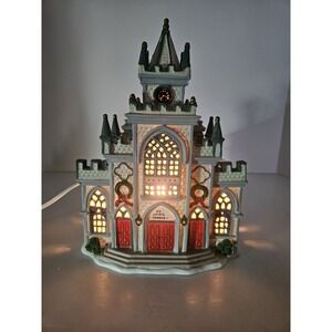 Lemax Carole Towne Wedding Day St John Church Lighted Christmas Village 2001